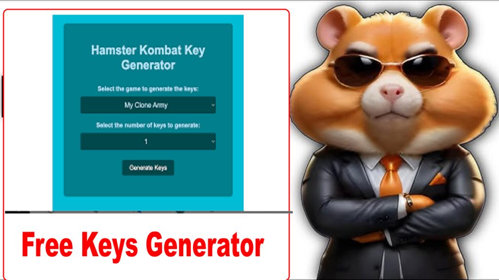 Hamster Kombat Free Keys Generator: Unlimited Rewards
